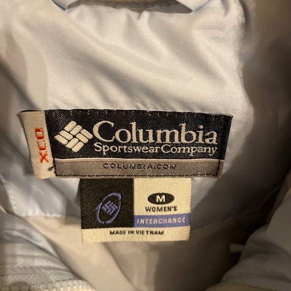 Columbia Interchange Snow Parka Women’s Size Medium Blue White Full Zip Two Pc - Picture 2 of 12